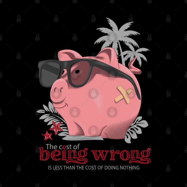 The cost of being wrong is less than the cost of doing nothing. - Seth Godin by CandyUPlanet