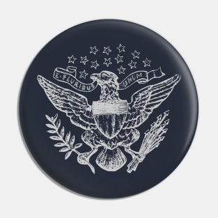 American Eagle 1892 (Silver Quarter) - Silver Pin