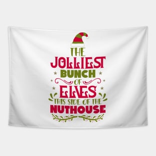 The jolliest bunch of elves Tapestry