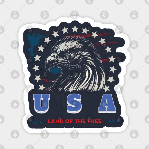 July 4th Magnet by TeeText