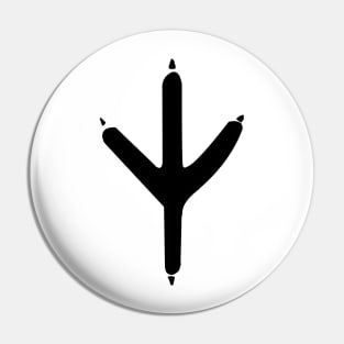 Bird Footprint Pin