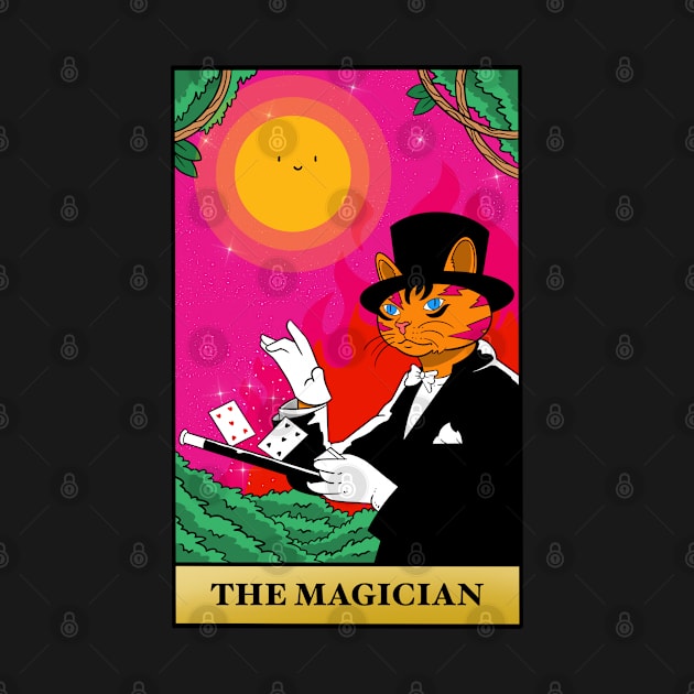 The Cat Magician by Artthree Studio