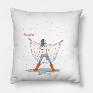 Happiness - Glücksgefühl - Rain Pillow