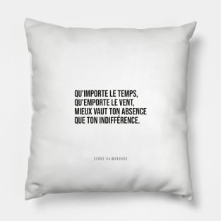 Gainsbourg - Quotes Pillow