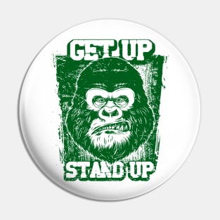 Smoking Weed Monkey Stoner Cannabis Weed T-SHIRT Pin