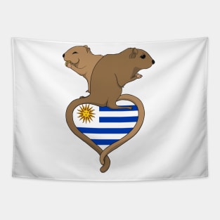 Gerbil Uruguay (light) Tapestry