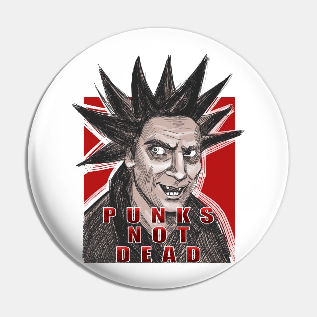 Punks not dead Pin by IrynaPas