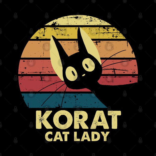 Korat cat mom. Perfect present for mom mother dad father friend him or her by SerenityByAlex