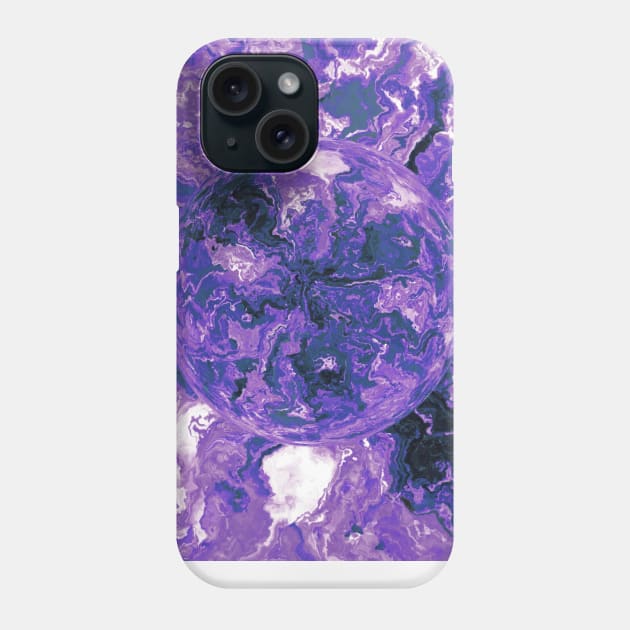 February Birthstones Gemstone Amethyst Phone Case by Moon Art