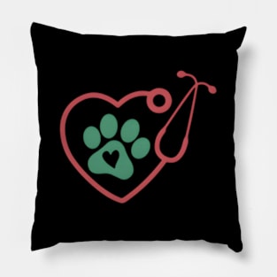 Love Veterinary Medicine Vet Tech Vet Med Veterinarian Pillow