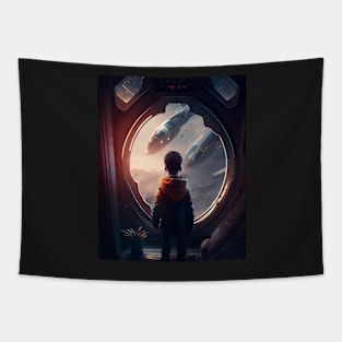 The rocket boy Tapestry