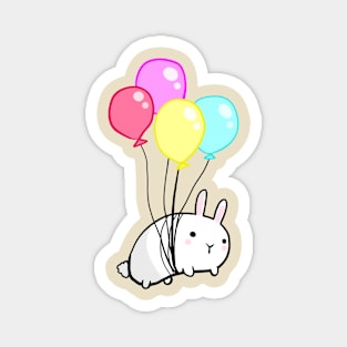 Cute bunny and balloons Magnet