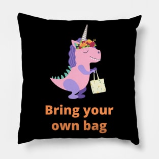 Relative of Unicornasaurus Rex - Bring Your Own Bag Pillow