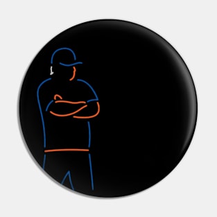 Buck Showalter Neon Pin