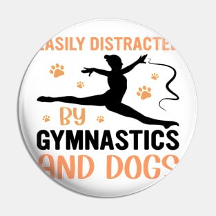 easily distracted by gymnastics and dogs Pin