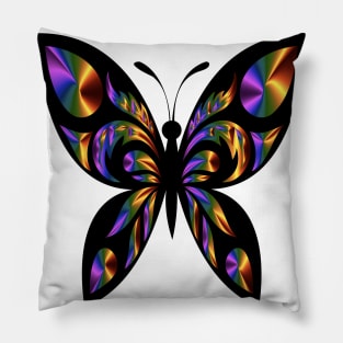 Metalic Butterfly Pillow