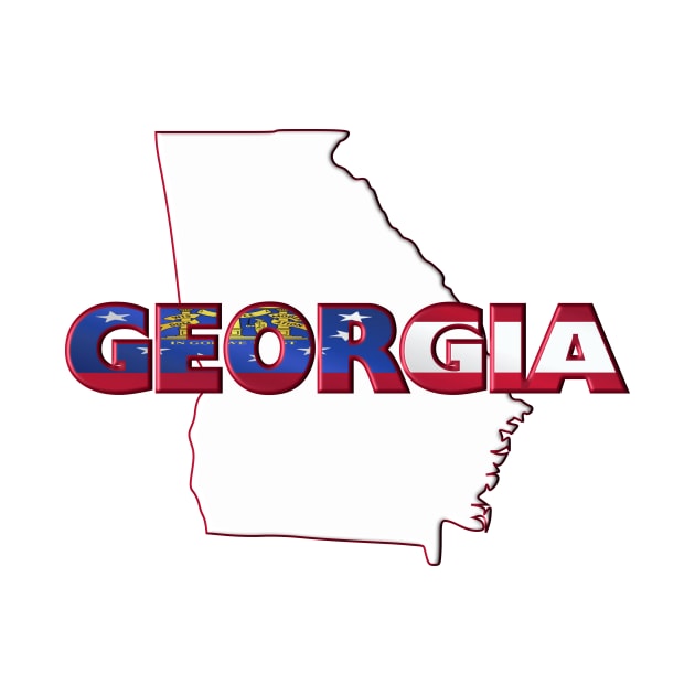 Georgia Colored State Letters by m2inspiration