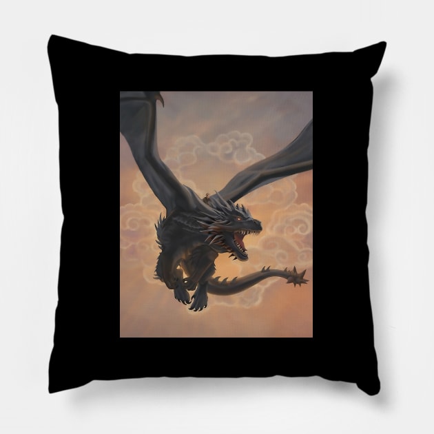 Fourth Wings Flight Pillow by Geometc Style