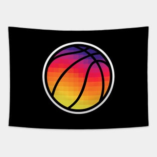 PHX Sunset Basketball - Black 2 Tapestry