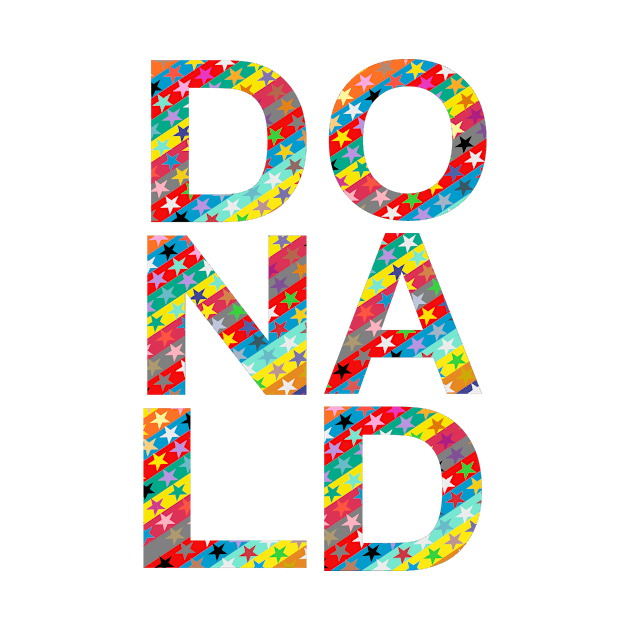 Donald, name, typography by Furashop