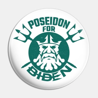 Poseidon For Biden Pin