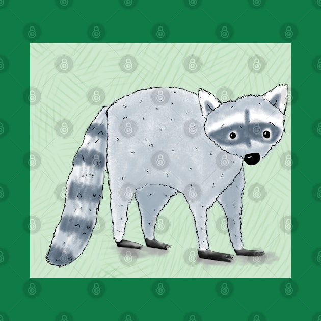 Roxy the Raccoon by Charlotsart