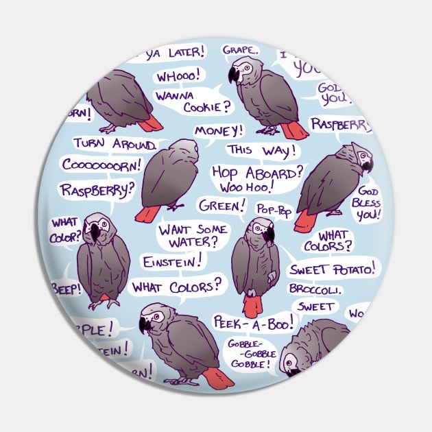 African Grey Parrot Einstein Funny Quotes Pin by Einstein Parrot