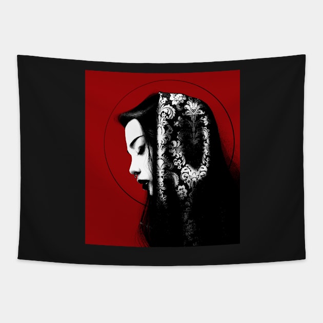 Self reflection Tapestry by MaliceGhoul