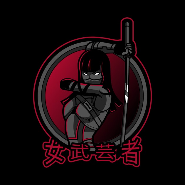 Female Warrior Ronin Samurai 女武芸者 by OldCamp