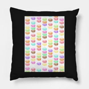 Macaroons pattern, Pink macaroons, Blue macaroons, Macaron, Pattern, Kids art, Funny art, Modern art, Wall art, Print, Minimalistic, Modern, Humor Pillow