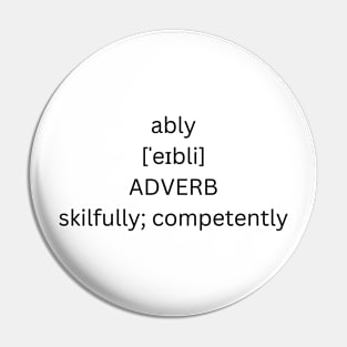 ably definition Pin