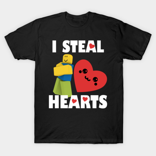 Roblox Noob Valentines Day I Steal Hearts Roblox Noob T Shirt - kawaii cute roblox t shirts