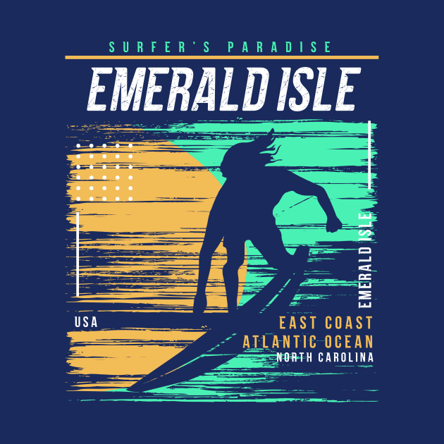 Retro Surfing Emerald Isle, North Carolina // Vintage Surfer Beach // Surfer's Paradise by Now Boarding