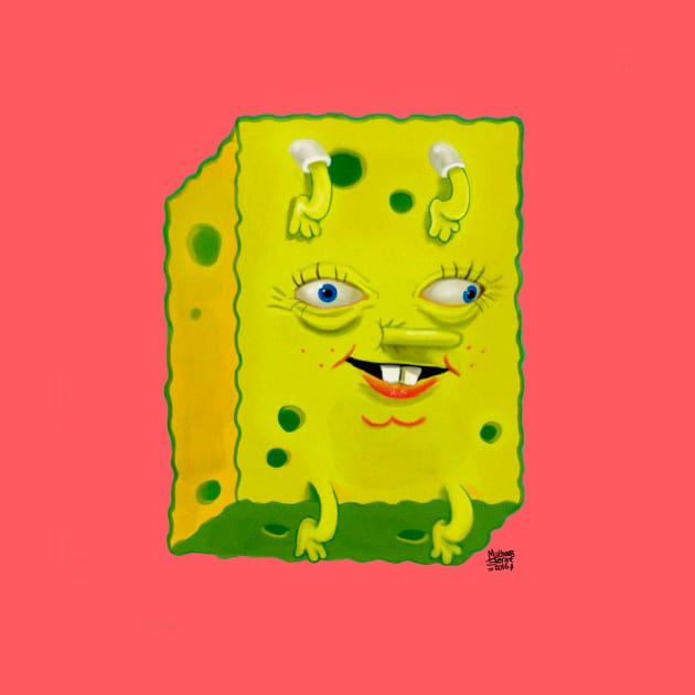 Ugly Spongebob by MatheussBerant