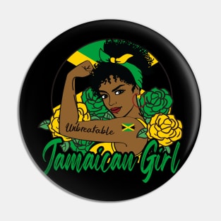 Jamaican Girl Pin