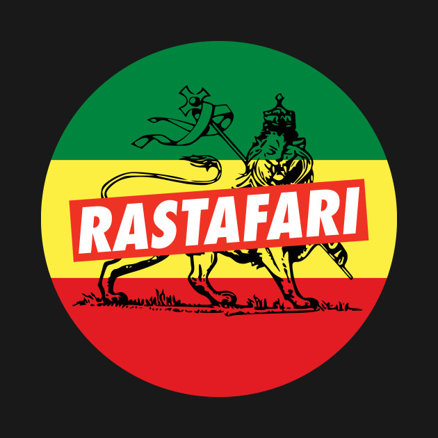 Jah Rastafari Lion of Judah Ethiopian Flag Shirt - Reggae ...