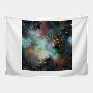 Beautiful Universe Repeating Pattern Tapestry