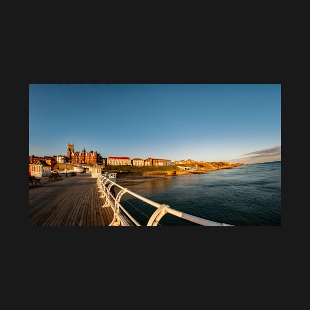 Fish eye view of Cromer at sunrise captured from the pier by yackers1