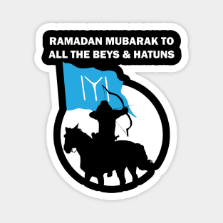 Ramadan Mubarak Kurulus Osman Ertugrul Bey Kayi Flag Drillis Ottoman Empire Turkey Istanbul Gift Magnet