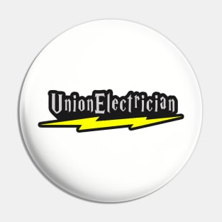 Union Electrician Wizard Pin