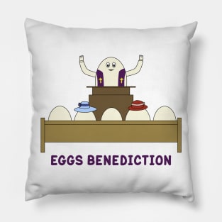 Eggs Benediction Pillow