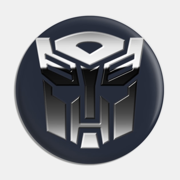 Autobot Steel Chrome Pin by Nurmaladewi