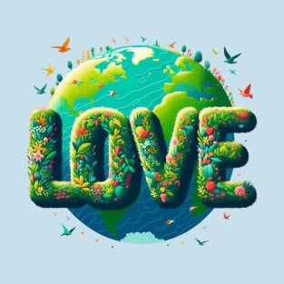 Love World Earth Day 2024 Everyday T-Shirt