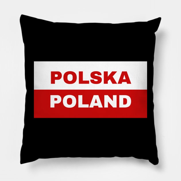 Polish Flag Pillow by aybe7elf