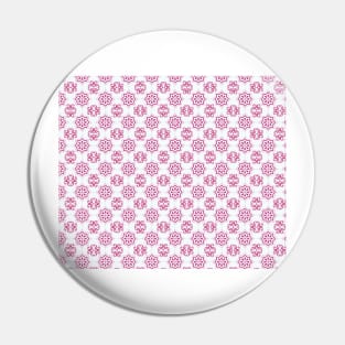 Pink and White Frame Tile Pin