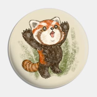 Banzai red panda Pin