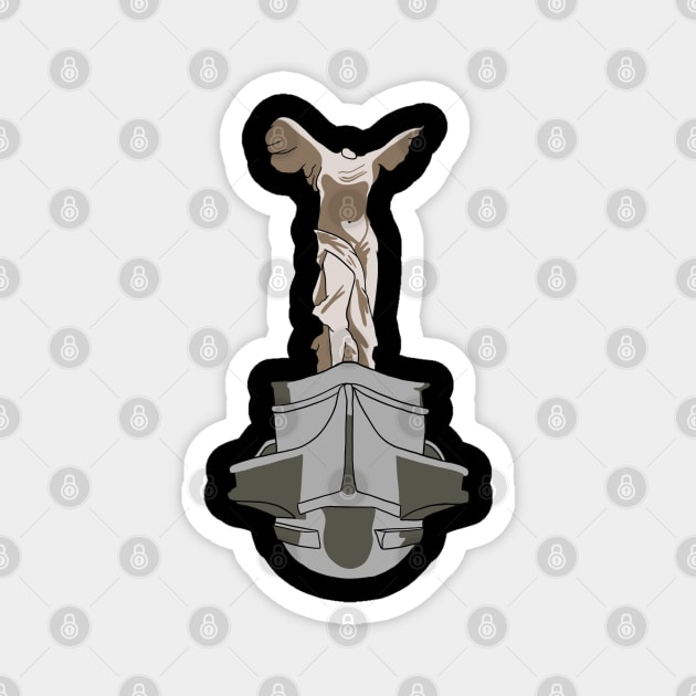 The Winged Victory Of Samothrace Magnet by isstgeschichte