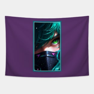 Anime Girl Eye | Quality Anime Artwork | Anime Aesthetic | Manga Anime Art Tapestry