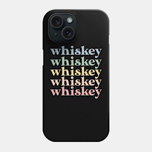 Funny Whiskey Lover Gift Retro Whiskey Phone Case