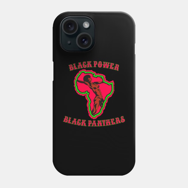 Empowering Legacy of the Black Panthers Phone Case by Boogosh